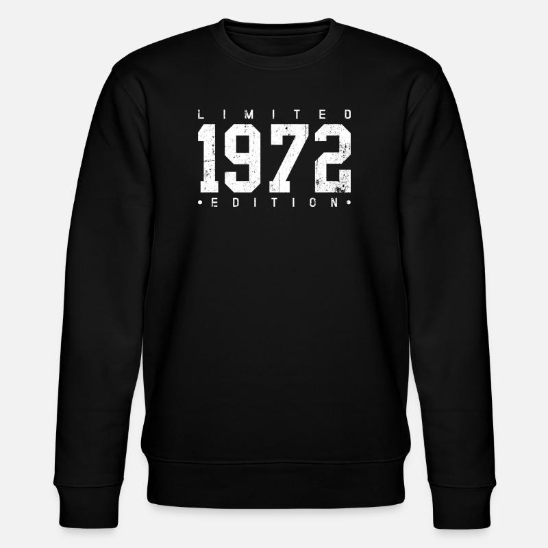 Limitierte Auflage 1972 - Stanley/Stella Unisex Bio-Sweatshirt CHANGER - Schwarz