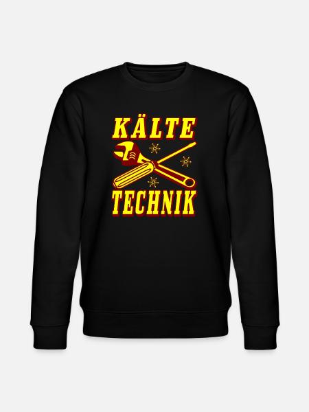 Kälte Technik Retro Design - Stanley/Stella Unisex Bio-Sweatshirt CHANGER  - Schwarz