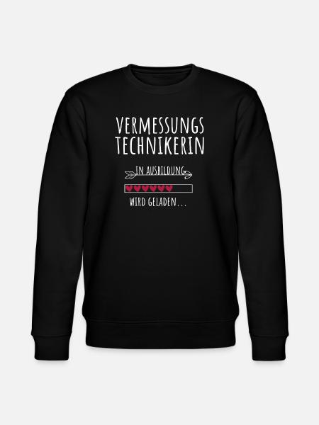 Vermessungstechnikerin in Ausbildung Geschenk - Stanley/Stella Unisex Bio-Sweatshirt CHANGER  - Schwarz