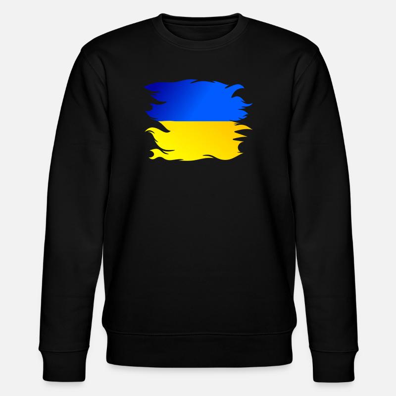 Drapeau de l’Ukraine Drapeau - Sweat bio CHANGER Stanley/Stella Unisexe - noir