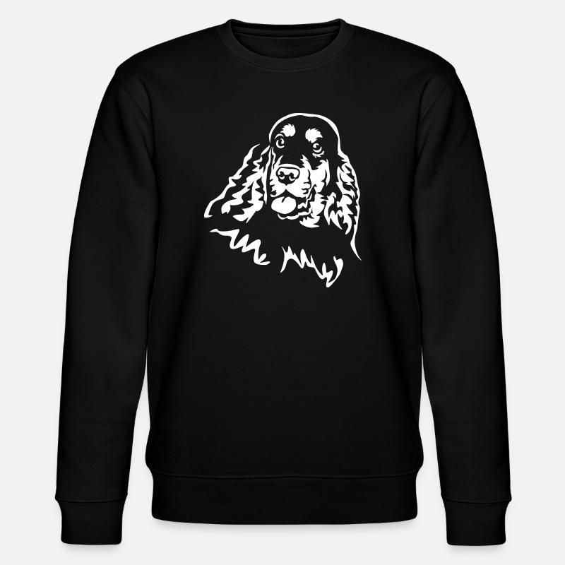 Cocker Spaniel Head « Black Edition » - Sweat bio CHANGER Stanley/Stella Unisexe - noir