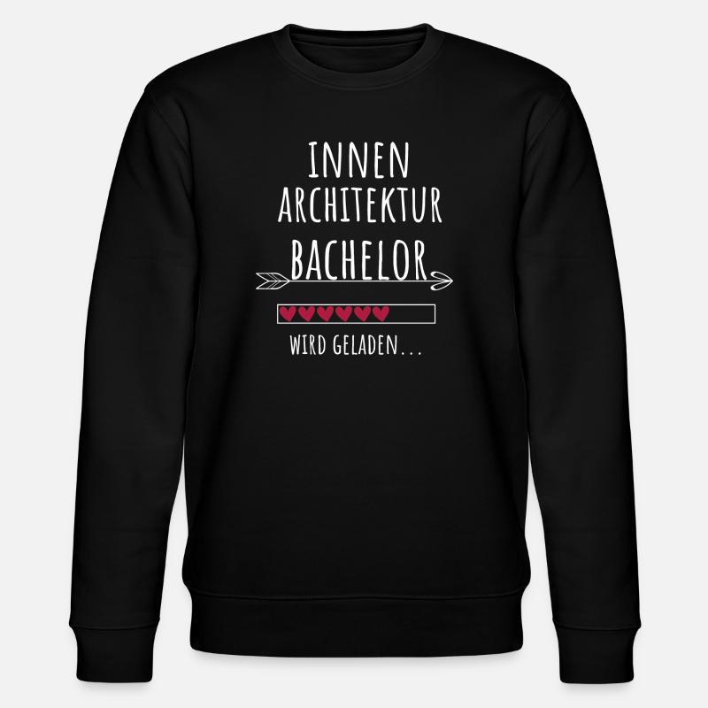 Innenarchitektur Bachelor Studium Geschenk - Stanley/Stella Unisex Bio-Sweatshirt CHANGER  - Schwarz