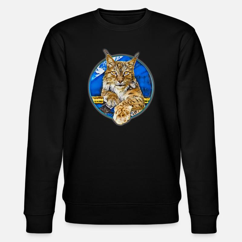 Lynx Wildcat Liberté - Sweat bio CHANGER Stanley/Stella Unisexe - noir