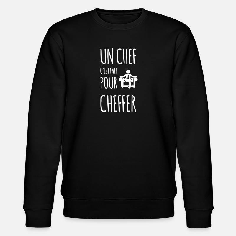 Chef cheffer drôles - Sweat bio CHANGER Stanley/Stella Unisexe - noir
