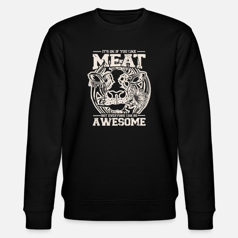 Vie VégétarienNe Vaitarian Vegan - Sweat bio CHANGER Stanley/Stella Unisexe - noir