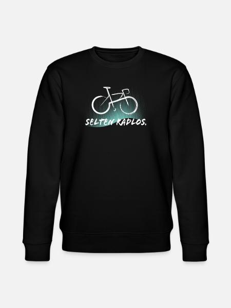 Selten Radlos - Fahrrad - Stanley/Stella Unisex Bio-Sweatshirt CHANGER  - Schwarz