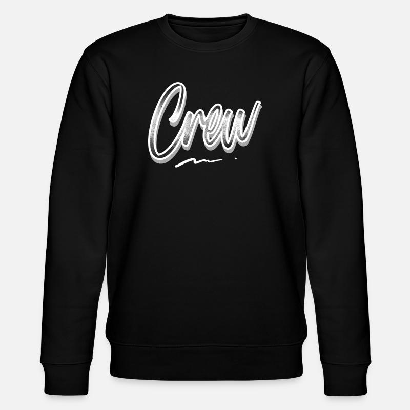 Crew - Stanley/Stella CHANGER Unisex Organic Sweatshirt - black