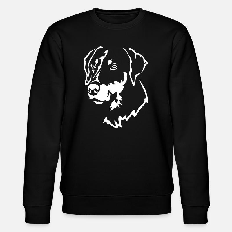 Doberman Head "Black Edition" - Stanley/Stella CHANGER Unisex Organic Sweatshirt - black