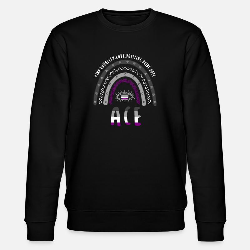 Boho Rainbow Ace Pride - Sweat bio CHANGER Stanley/Stella Unisexe - noir