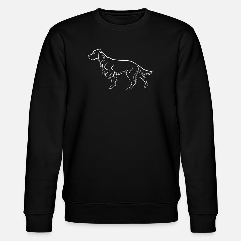 Setter vorstehend - Stanley/Stella Unisex Bio-Sweatshirt CHANGER  - Schwarz