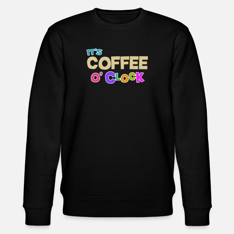Cool Kaffee Koffein Statement Kaffeeliebhaber - Stanley/Stella Unisex Bio-Sweatshirt CHANGER - Schwarz