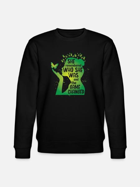 She remebered who she was - Stanley/Stella CHANGER Unisex Organic Sweatshirt - black