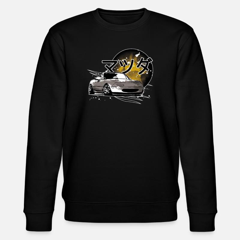 Japanisches Auto Miata Mx5 - Stanley/Stella Unisex Bio-Sweatshirt CHANGER  - Schwarz