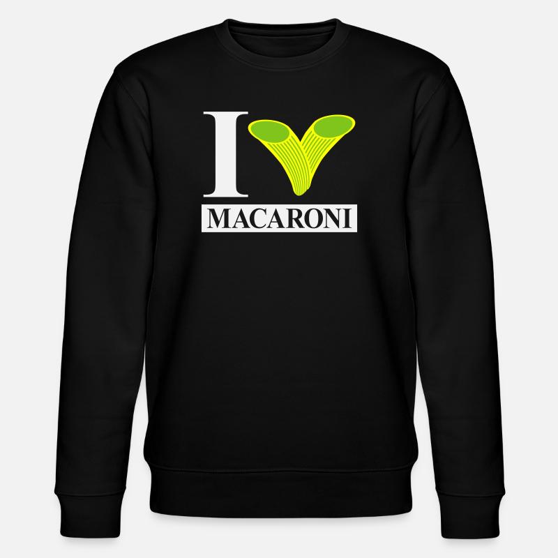 J’adore les macaronis - Sweat bio CHANGER Stanley/Stella Unisexe - noir