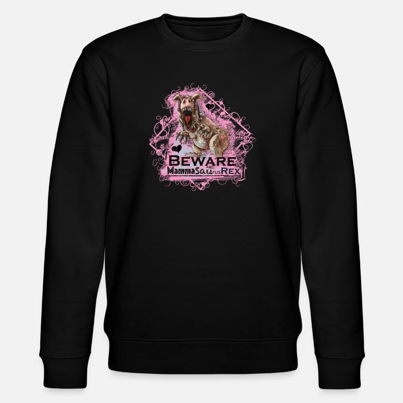 Mamasaurusrex - Sweat bio CHANGER Stanley/Stella Unisexe - noir