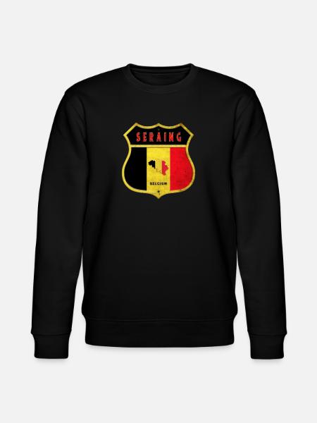 Seraing Belgique Armoiries Drapeaux Design - Sweat bio CHANGER Stanley/Stella Unisexe - noir