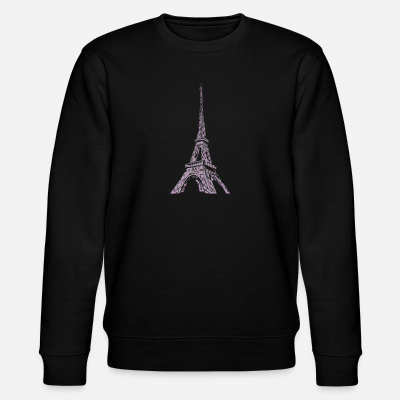 Tour Eiffel de Paris - Sweat bio CHANGER Stanley/Stella Unisexe - noir