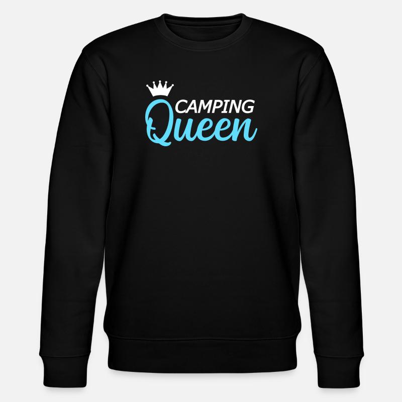 Camping Campen - Stanley/Stella Unisex Bio-Sweatshirt CHANGER  - Schwarz
