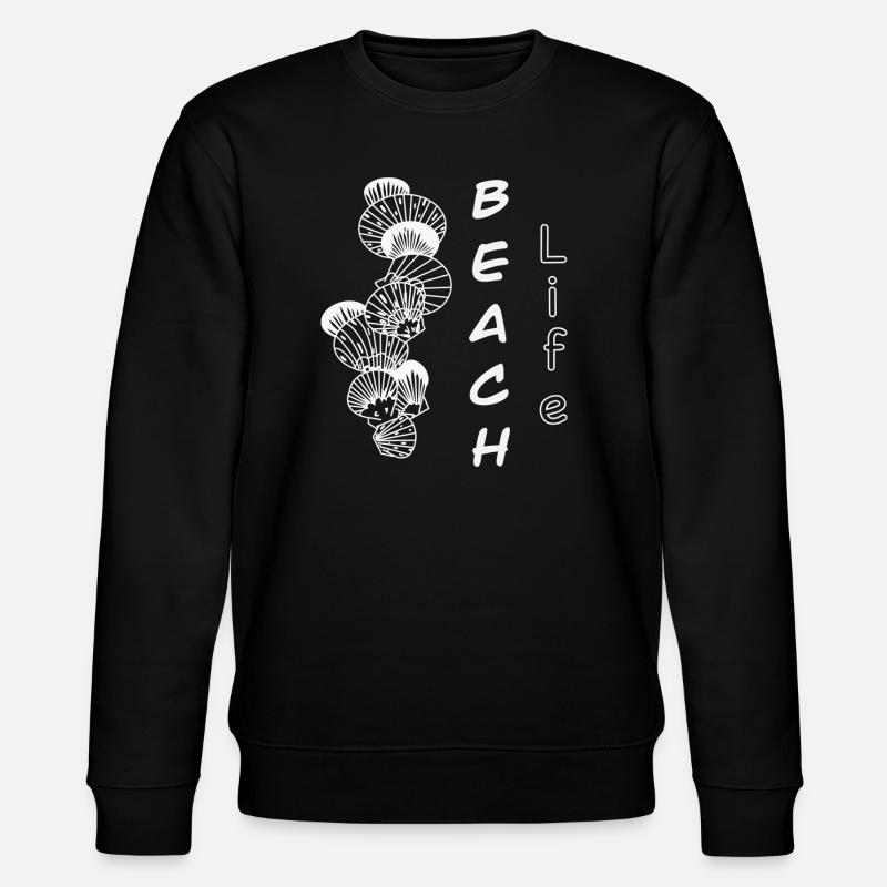Vie à la plage - Sweat bio CHANGER Stanley/Stella Unisexe - noir