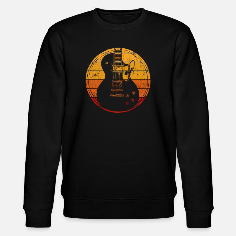 Electric Guitar - Stanley/Stella Unisex Bio-Sweatshirt CHANGER  - Schwarz
