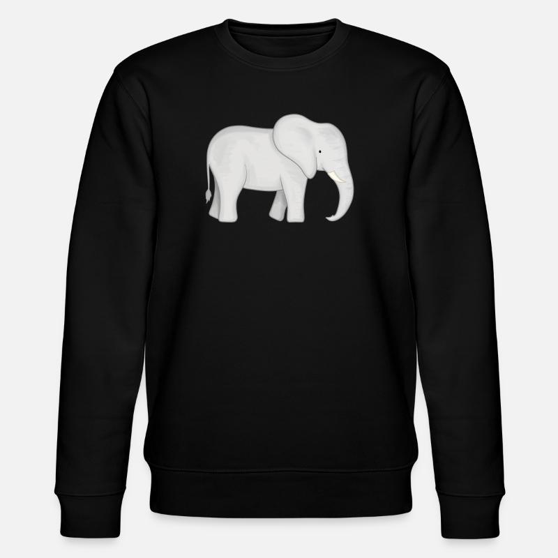 Bébé éléphant - Sweat bio CHANGER Stanley/Stella Unisexe - noir