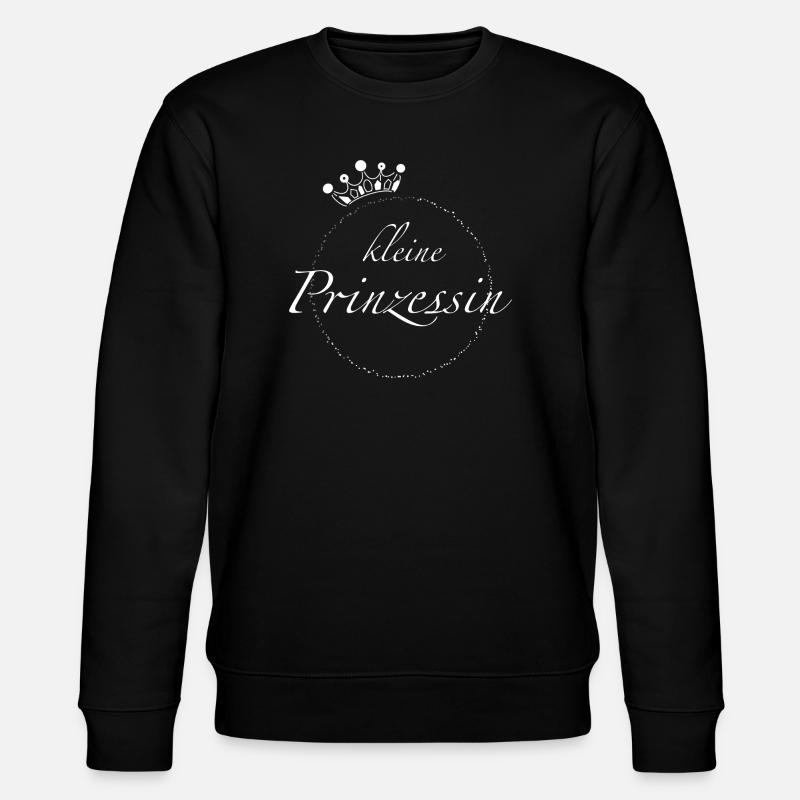Kleine Prinzessin - Stanley/Stella Unisex Bio-Sweatshirt CHANGER  - Schwarz