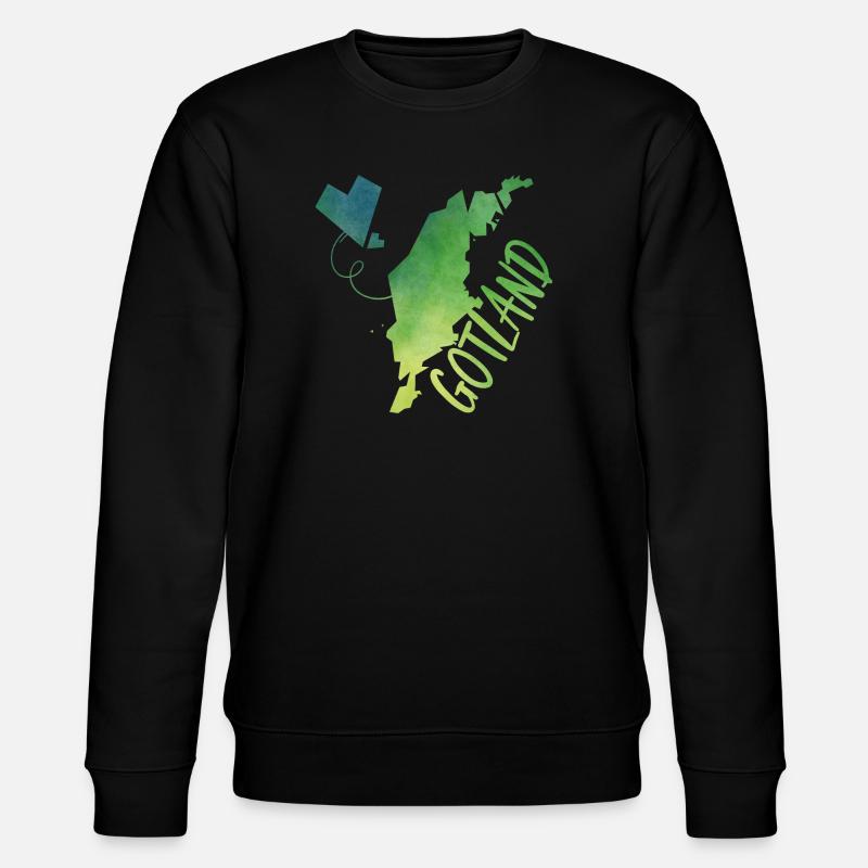 Gotland - Stanley/Stella Unisex Bio-Sweatshirt CHANGER  - Schwarz