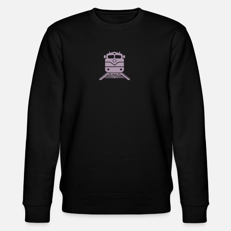Zug Zugführer Design - Stanley/Stella Unisex Bio-Sweatshirt CHANGER  - Schwarz