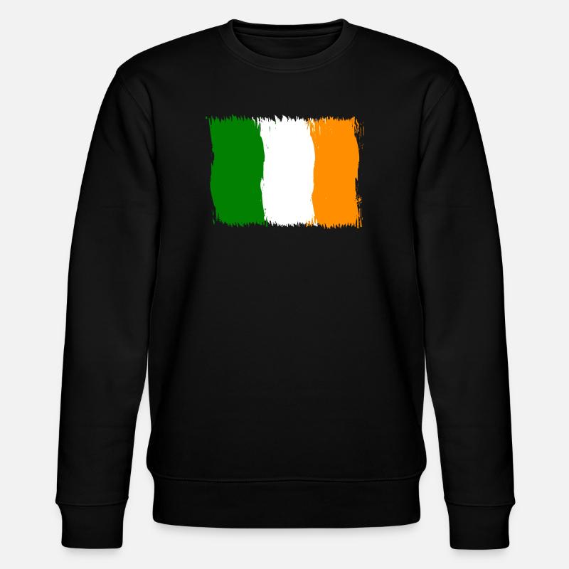 Irlande , Drapeau Drapeau Cadeau - Sweat bio CHANGER Stanley/Stella Unisexe - noir