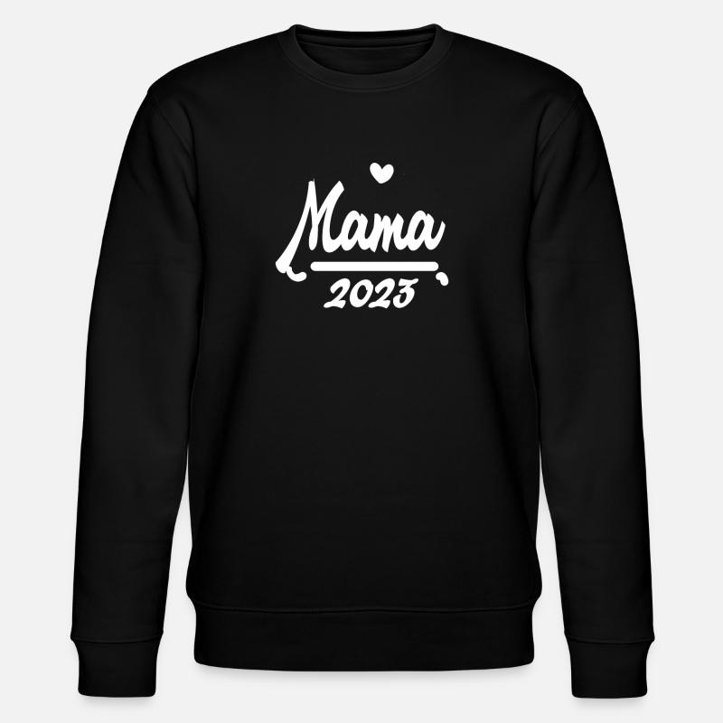 Mama 2023 Mutter - Stanley/Stella Unisex Bio-Sweatshirt CHANGER - Schwarz