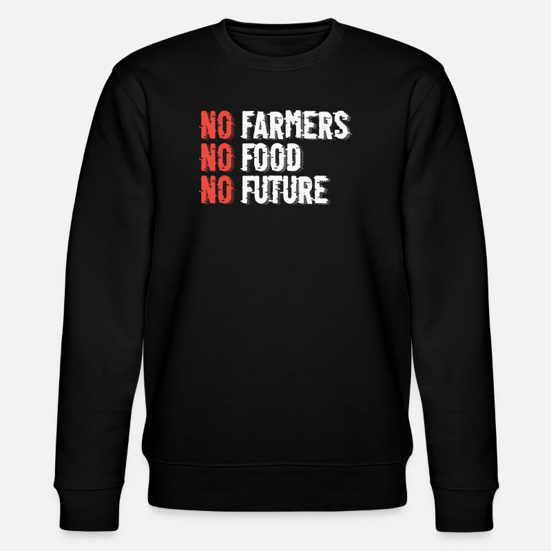 Illustration de l’agriculture durable - Sweat bio CHANGER Stanley/Stella Unisexe - noir