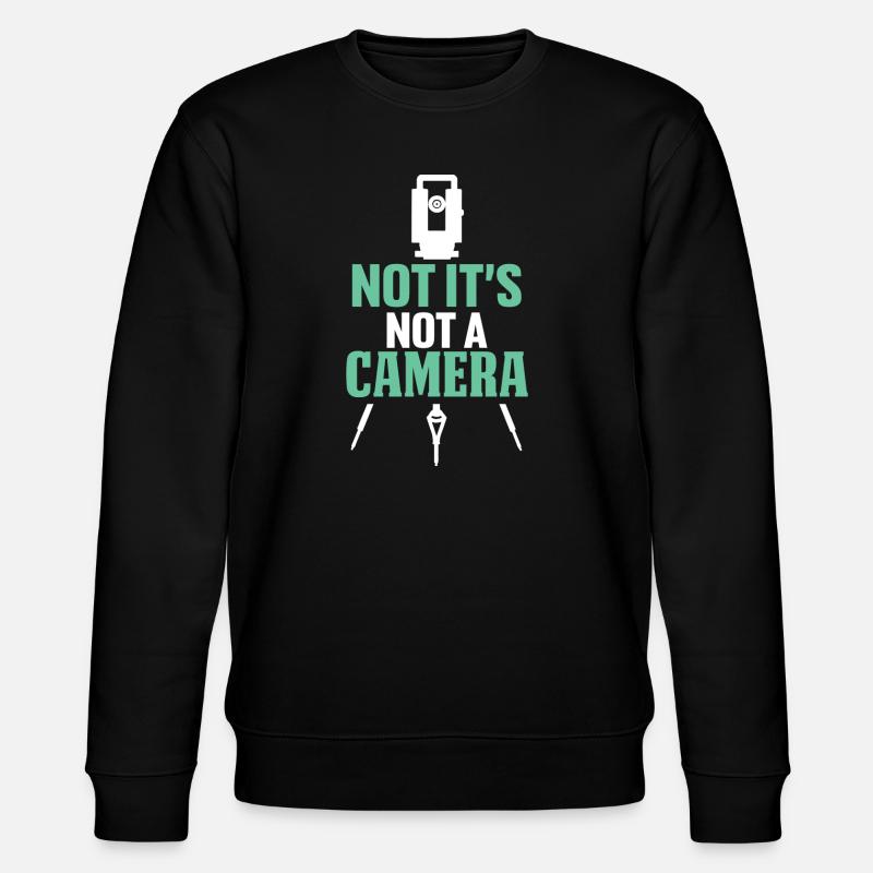 Ironische Botschaftsfotografie - Stanley/Stella Unisex Bio-Sweatshirt CHANGER  - Schwarz