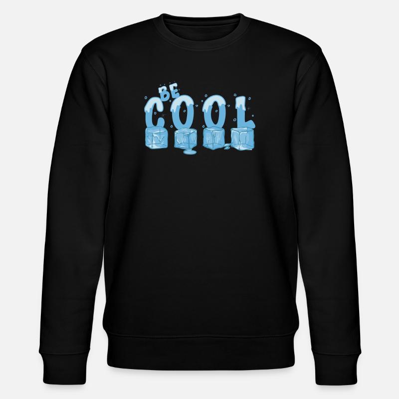 Sei Cool - Stanley/Stella Unisex Bio-Sweatshirt CHANGER  - Schwarz