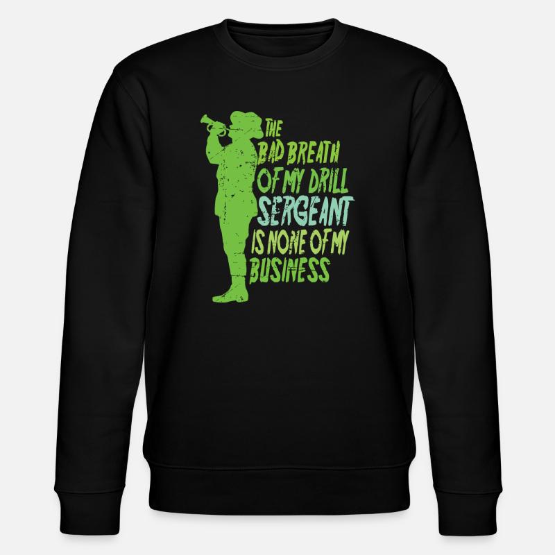 Drill Sergeant - Stanley/Stella CHANGER Unisex Organic Sweatshirt - black