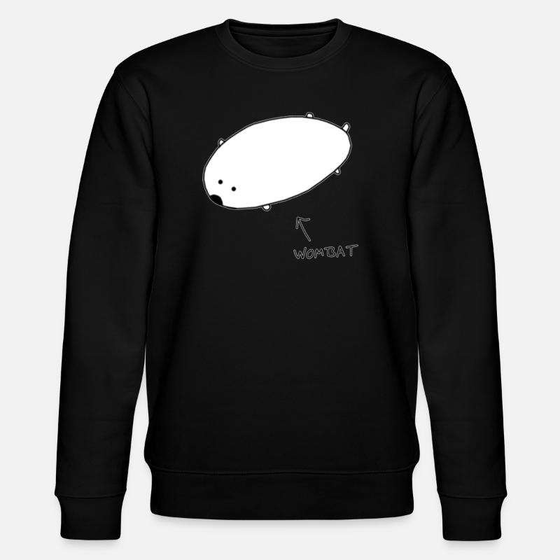 Simple Wombat - Stanley/Stella Unisex Bio-Sweatshirt CHANGER  - Schwarz