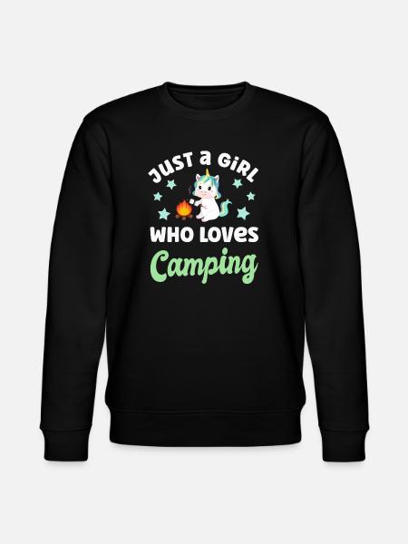 Camping Campen - Stanley/Stella CHANGER Unisex Organic Sweatshirt - black