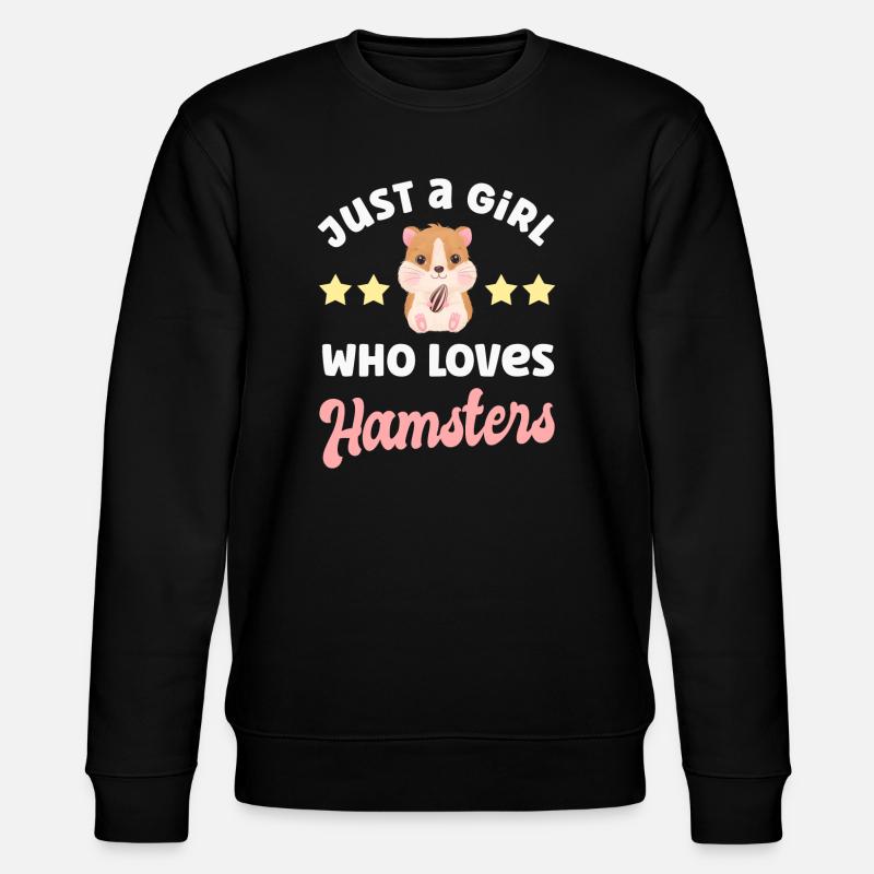 Hamster - Stanley/Stella Unisex Bio-Sweatshirt CHANGER  - Schwarz