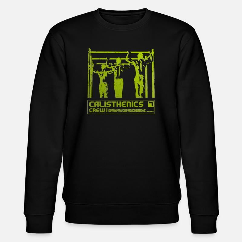 Calisthenics Crew Silhouette - Stanley/Stella Unisex Bio-Sweatshirt CHANGER  - Schwarz