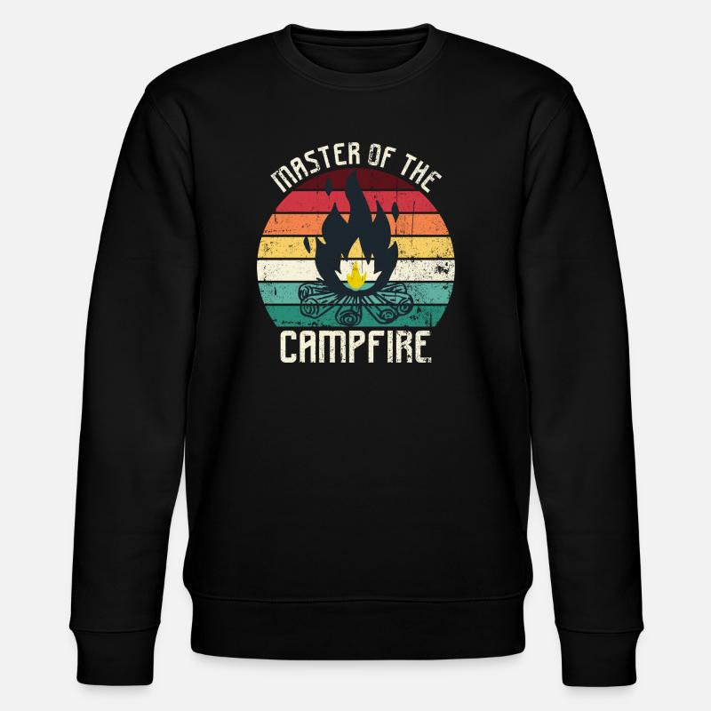Master of the Campfire - Stanley/Stella CHANGER Unisex Organic Sweatshirt - black