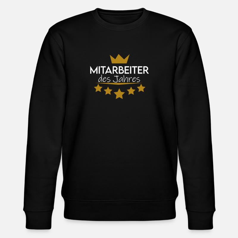 Mitarbeiter des Jahres - Stanley/Stella Unisex Bio-Sweatshirt CHANGER  - Schwarz