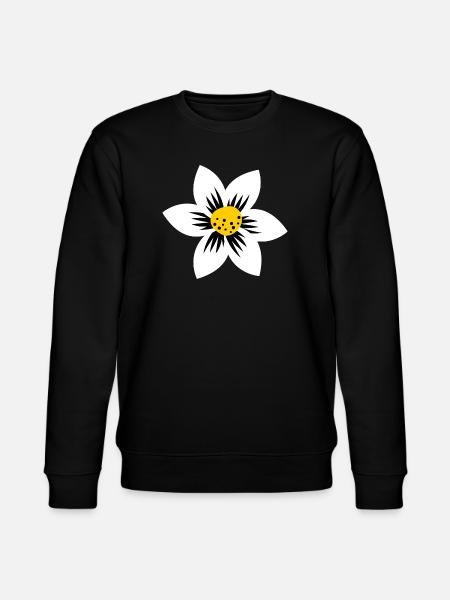 Flower power - Stanley/Stella CHANGER Unisex Organic Sweatshirt - black
