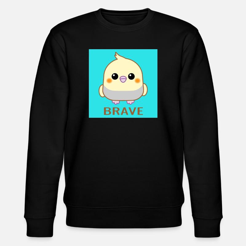 Cockatiel, perroquet mignon, bien élevé - Sweat bio CHANGER Stanley/Stella Unisexe - noir