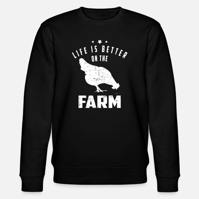 Vie à la ferme - Sweat bio CHANGER Stanley/Stella Unisexe - noir