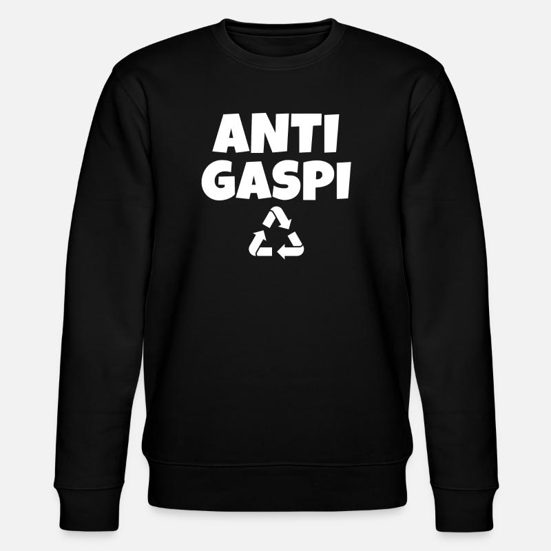anti-gaspi, anti-gaspillage, recycler - Sweat bio CHANGER Stanley/Stella Unisexe - noir