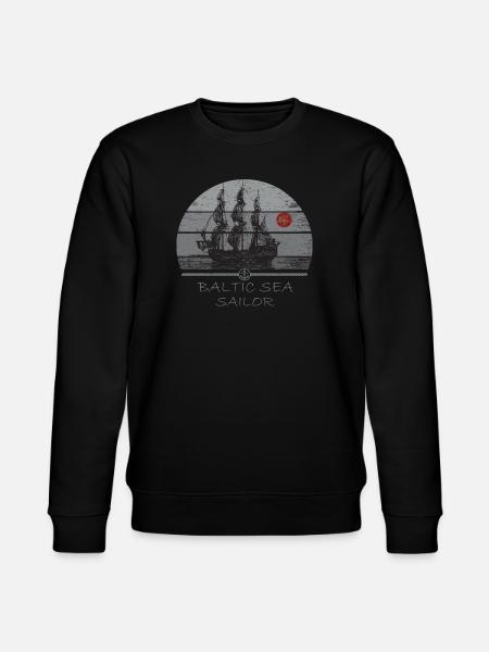 DarssCoast - Baltic Sea Sailor - Stanley/Stella Unisex Bio-Sweatshirt CHANGER  - Schwarz
