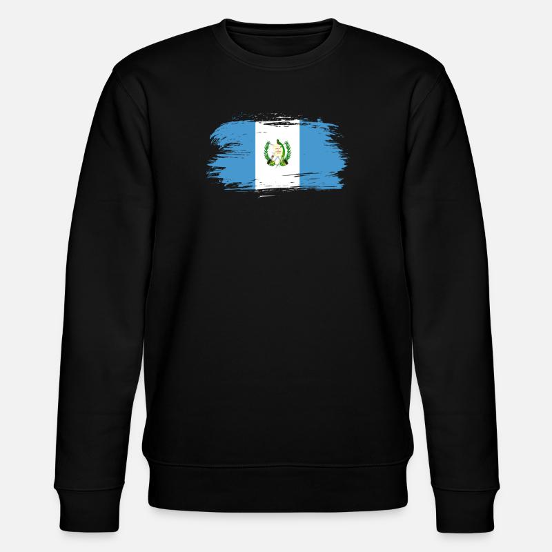 Guatemala Flagge - Stanley/Stella Unisex Bio-Sweatshirt CHANGER  - Schwarz