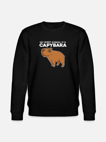 Capybara Wasserschwein - Stanley/Stella CHANGER Unisex Organic Sweatshirt - black