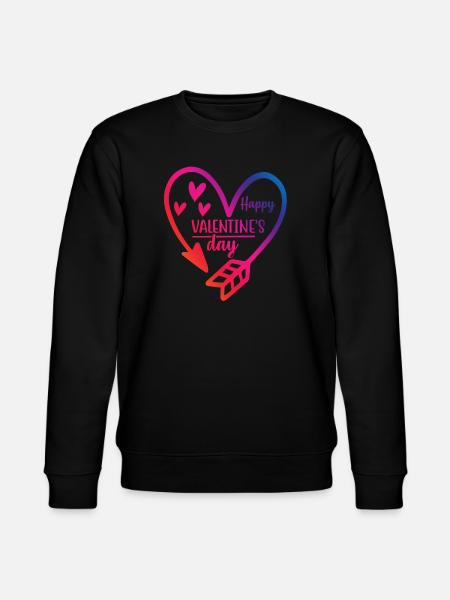 joyeux t-shirt Saint-Valentin Saint-Valentin - Sweat bio CHANGER Stanley/Stella Unisexe - noir