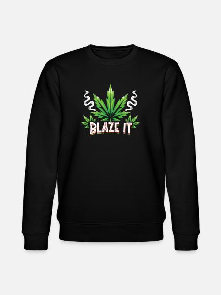 Blaze it - Stanley/Stella Unisex Bio-Sweatshirt CHANGER - Schwarz