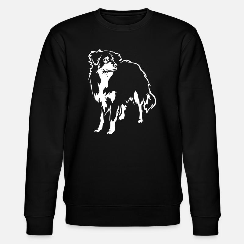 Australian Shepherd "Black Edition" - Stanley/Stella Unisex Bio-Sweatshirt CHANGER - Schwarz